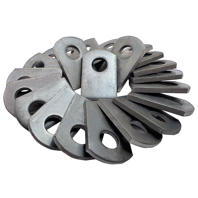 Paquet de 50 onglets à souder en métal sur onglet en acier 1 x 1 1/2 x 1/8 po par Sidco
