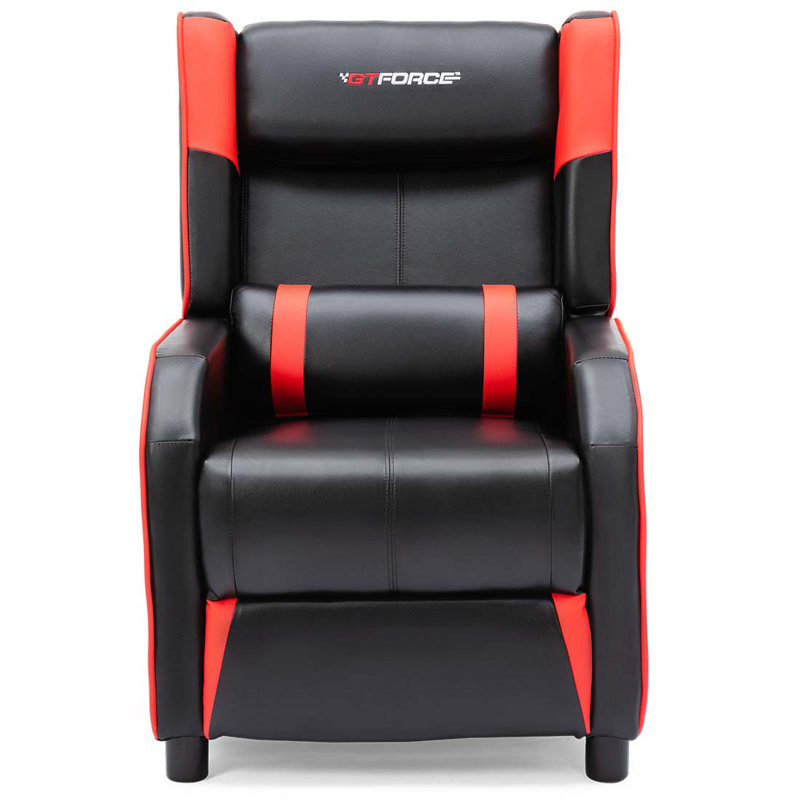 74cm Wide Faux Leather Standard Recliner, Red