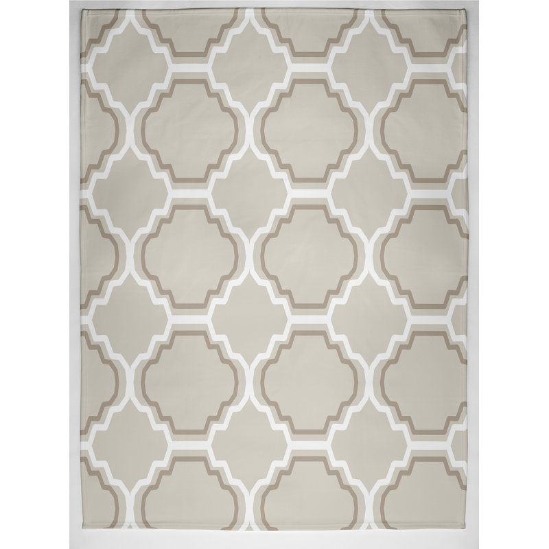 Ursula Plain Weave / Muslin Throw Blanket, Taupe