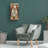 Wrapped Canvas Wall Art - Rita Kirkman 'Buster' Wall Art for Living Room, Bedroom, or Office Décor  - 10x19