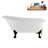 58" Streamlin Clawfoot Tub,Tray,Drain, Clawfeet-101628926-102219863