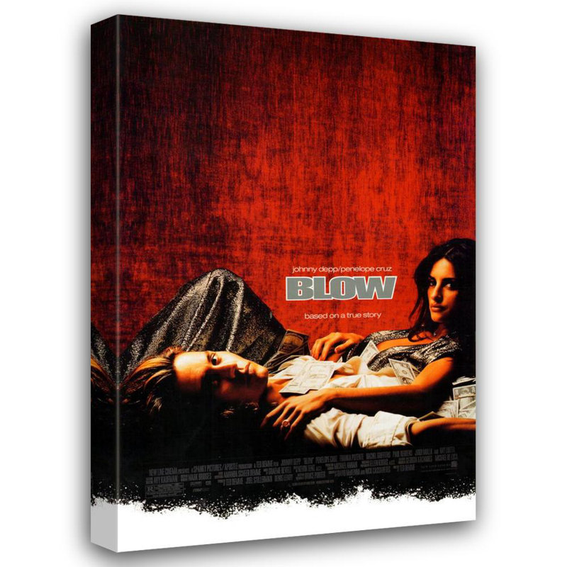 Blow, 48" H x 32" W
