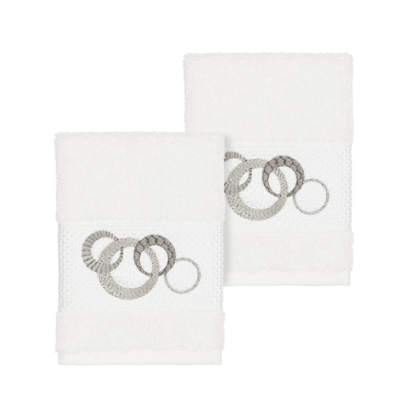 Annabelle Turkish Cotton Washcloth, White