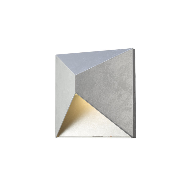 Wildman Aluminum LED Wall Light, Silver
