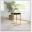 Tabouret rembourré Joel Mid Century Modern Luxury