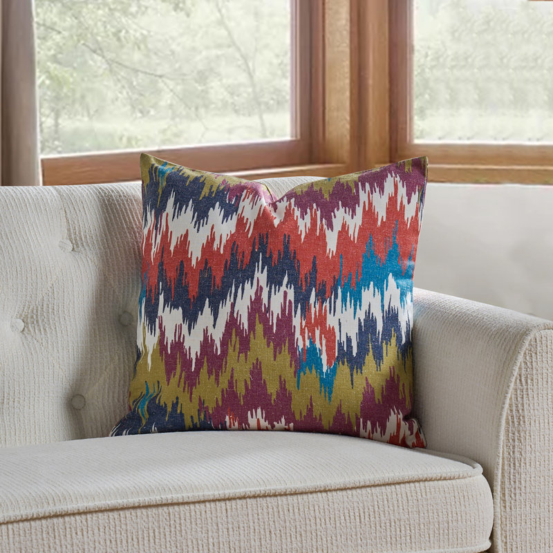 Housse de coussin en lin Kyoto, Vert