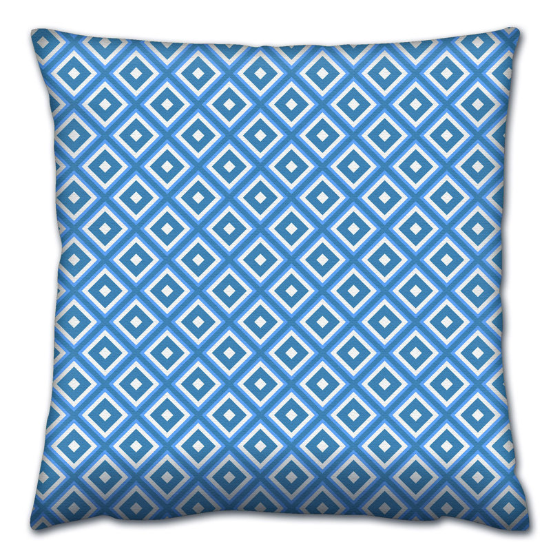 Premium Washable Cushion, 17.0 x 17.0 Inches, 50% Cotton / 50% Polyester, Silicone Filling, Concealed Zip | Soft, Comfortable & Ironable | Perfect for Home Decor, Living Room & Bedroom Accents