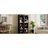 Free Standing 5 Tier Bookshelves, Bookcases Set Of 2, Farmhouse Two-Tone Storage Cabinet With Adjustable Shelves, Modern 72"H Kitchen Pantry Cabinet For Living Room, Home Office, White-685721616