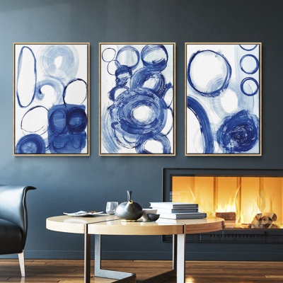 Étude du cercle bleu I 3 pièces