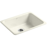 IronTones® 24.25" L x 19" W x 8" Dual Mount Kitchen Sink