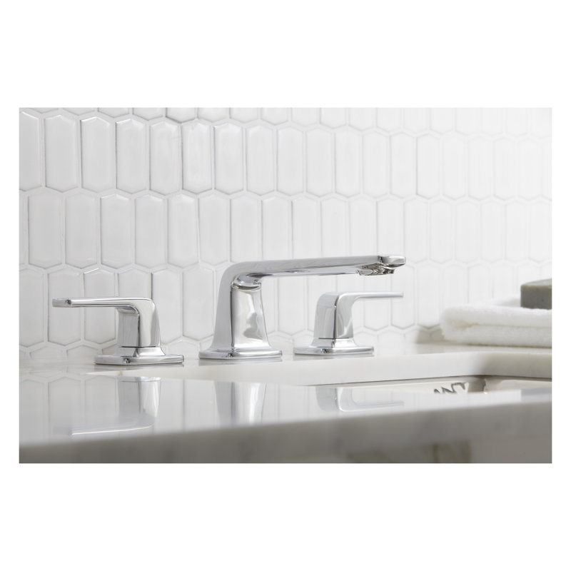 Per Se® Sink Faucet, Low Spout, Lever Handles, Polished Nickel