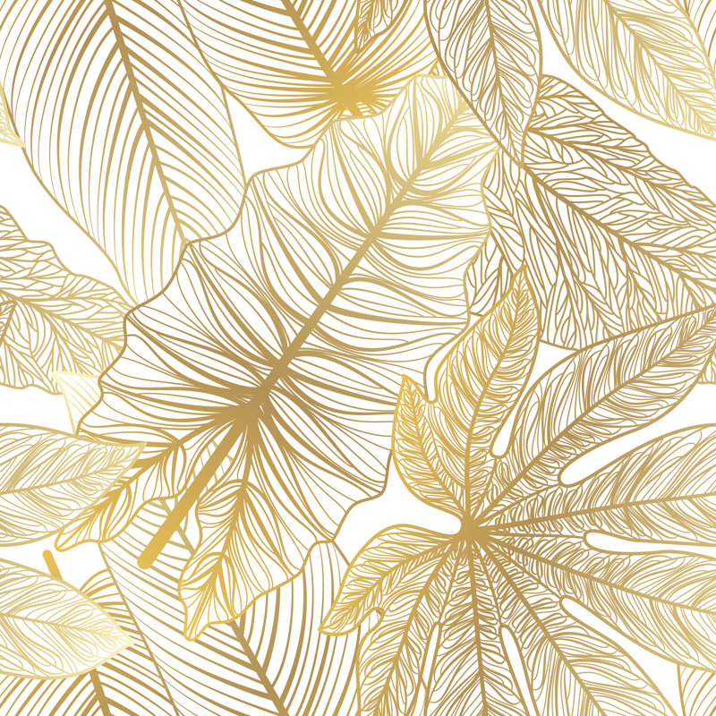 Tropical Leaf - Wrapped Canvas Print, 51cm H x 51cm W x 3.8cm D