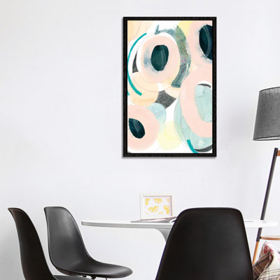 Planetarium II 1 Piece Floater Frame Wall Art on Canvas