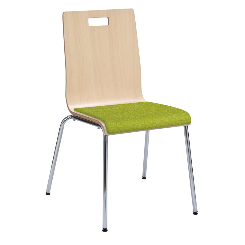 Chaise empilable Jive Series, Avocat, Beige