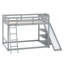 Bunk Bed With Ladder, Slide And Shelves-2003200968