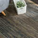 Striped Blue/Natural Handwoven Jute Rug