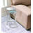 Schenectady 22" Silver Aluminum Round Mirrored End Table