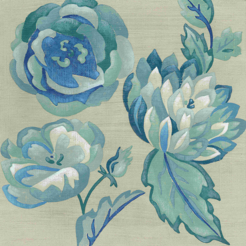 " Turquoise Chintz II " by Chariklia Zarris