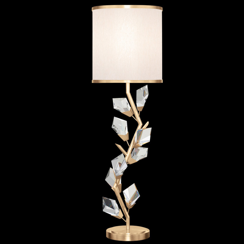 Foret Table Lamp, White, Gold