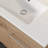Grove Free Standing Single Bathroom Vanity with White Ceramic Sink, 2 Soft-Close Doors and 1 Adjustable Shelf, Floor Standing Vanity Set in Oak Natural-294250088