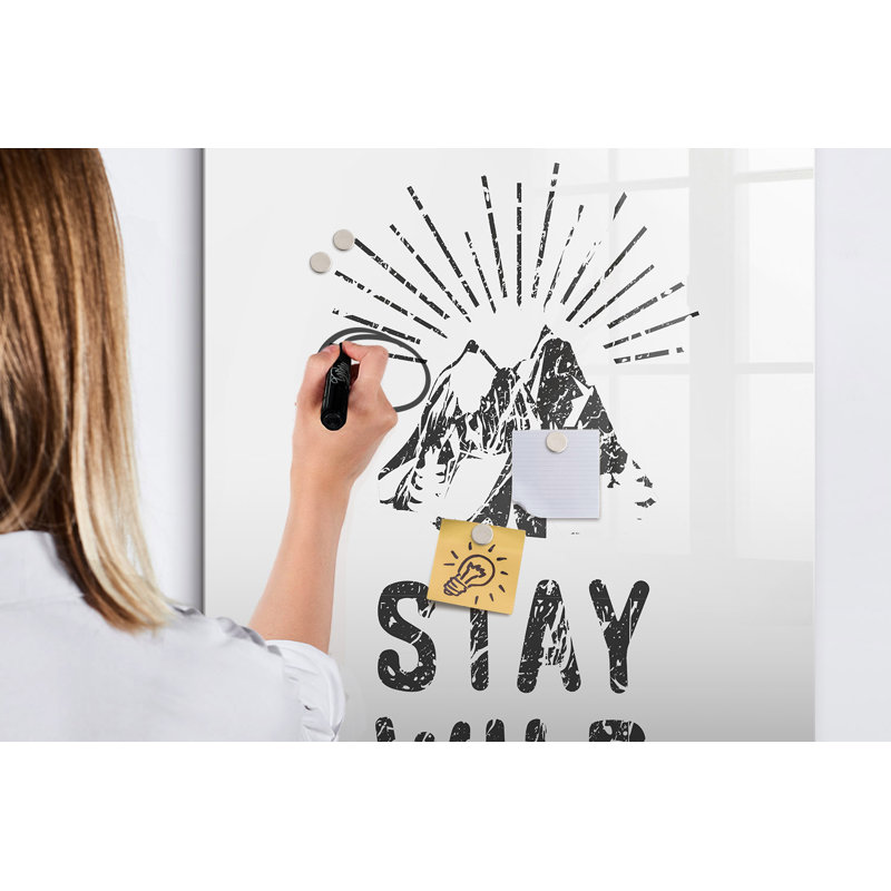 Magnetic Glass Photo Memo Board