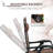 Set Of 2 Foldable Reclining Zero Gravity Lounge Rocker With Pillow