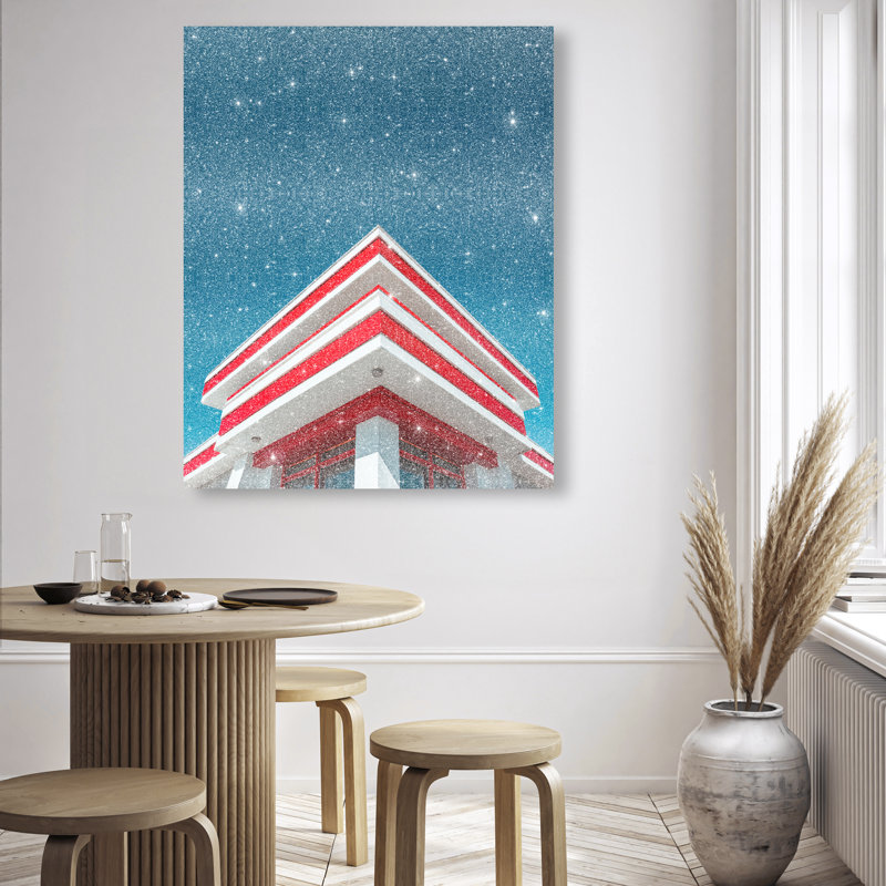 Linear Symmetry I Transportation Canvas Print by Oliver Gal, Black Frame, 16 x 20, 36"H x 45"W, Gallery Wrapped
