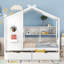 Lit simple en bois avec 2 tiroirs, lit pour enfant avec tablette de rangement, gris-115900855
