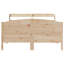 Berghauser Solid Wood Bed Frame-309171334-309171335
