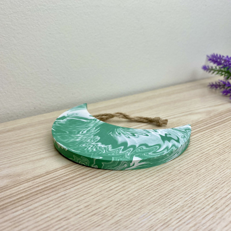 Moon Wall Hanging, Green