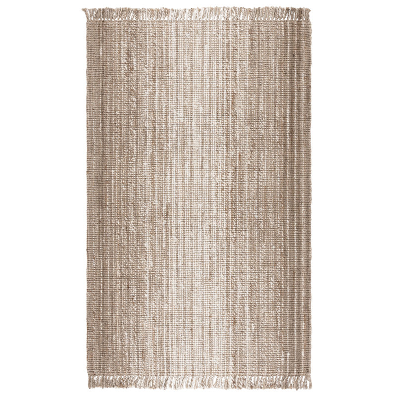 Natural Fiber Flatweave Jute Rug, Rectangle 6' x 9'