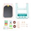 Height-Adjustable Dual-Sided Magnetic Easel for Kids