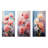 Transparent Mums Allow Intricate Details - Mums Metal Wall Decor Set Of 3-2123670281