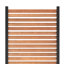 Clôture d'intimité à 1 panneau Balconera, écran d'intimité H 60 po x l 38 po, clôture de climatiseur en bois