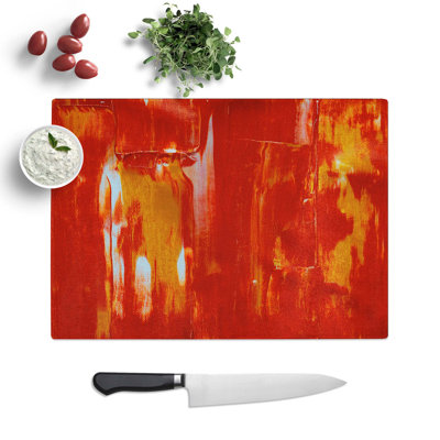 Tempered Glass Art Painting Vol.468 Chopping Board