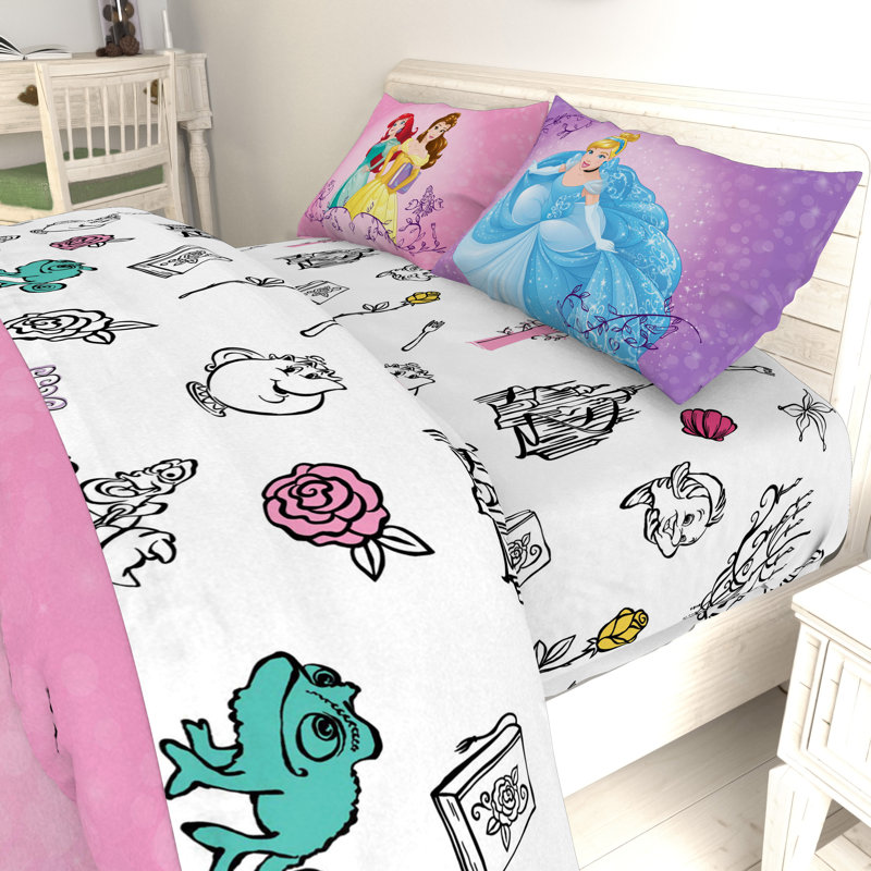 Princess Comforter, Full Comforter + 4 Additional Pieces