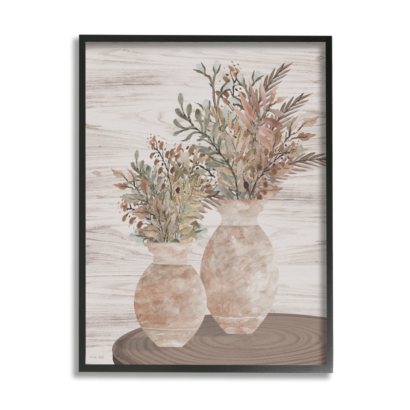 Bb-190-Modern Farmhouse Blooms, H 14 po x l 11 po x P 1,5 po, Giclée encadrée noir minuit