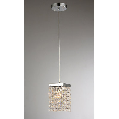 Luminaire suspendu carré 1 lumières Judy