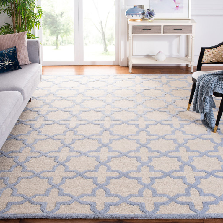 Igna Hand Tufted Wool Geometric Rug