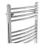 Mcmahan 80cm H X 50cm W Vertical Curved Heated Towel Rail-2069573944