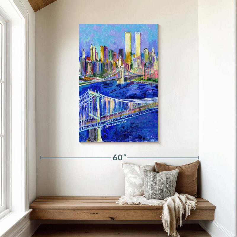 Sireci Vibrant New York, 45" H x 30" W