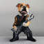 Figurine multicolore 4,72 pouces en polyrésine tressée