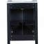 Petit meuble-lavabo 24 "avec lavabo en céramique