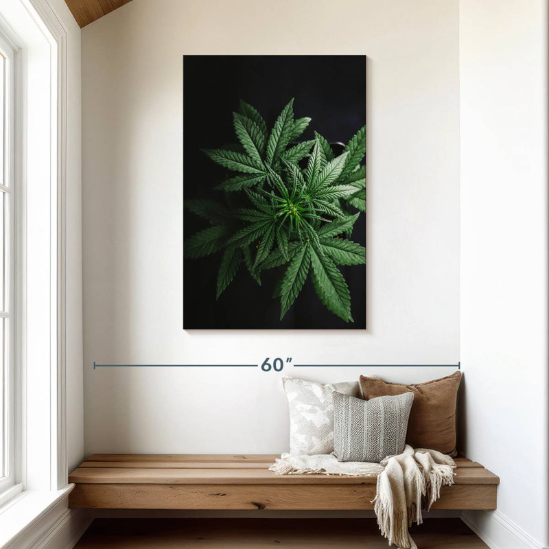 Cannabis Leaves, 45" H x 30" W