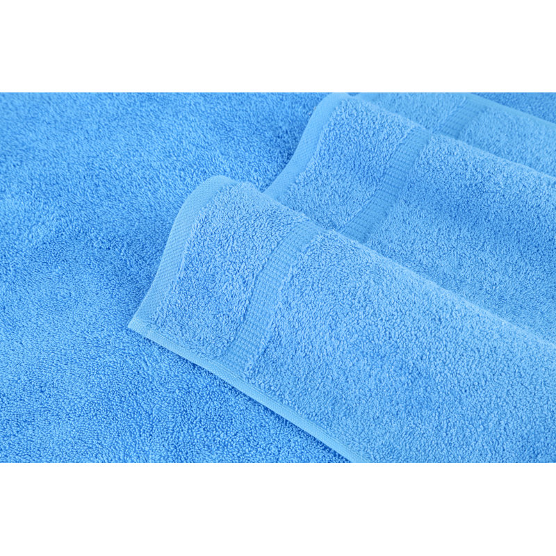 Agathon Turkish Towel,100% Cotton Washcloth, Aqua