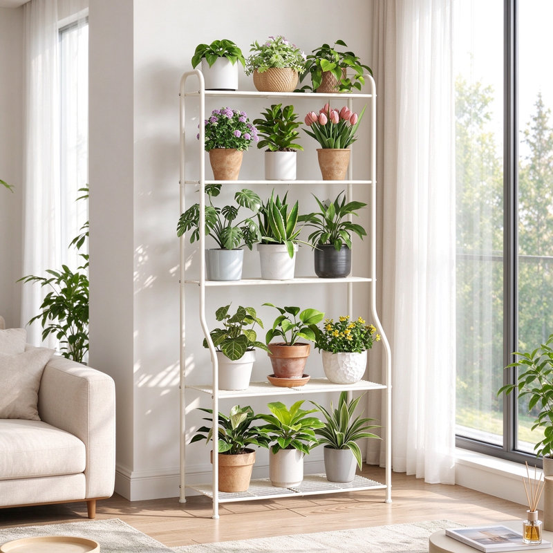 Iron 5 Tier Plant Stand