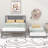 Platform Bed With Adjustable Trundle