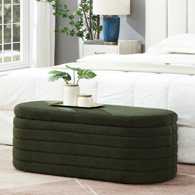 Banc de rangement Mid-Century Modern
