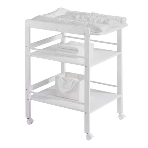 Changing Table, Lacquered white