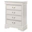 Commode 4 tiroirs, blanc-1266069156